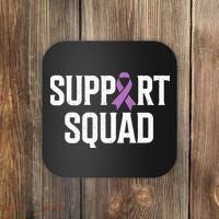 Testicular Cancer Support Squad Testicular Cancer Awareness Coaster thumb 0