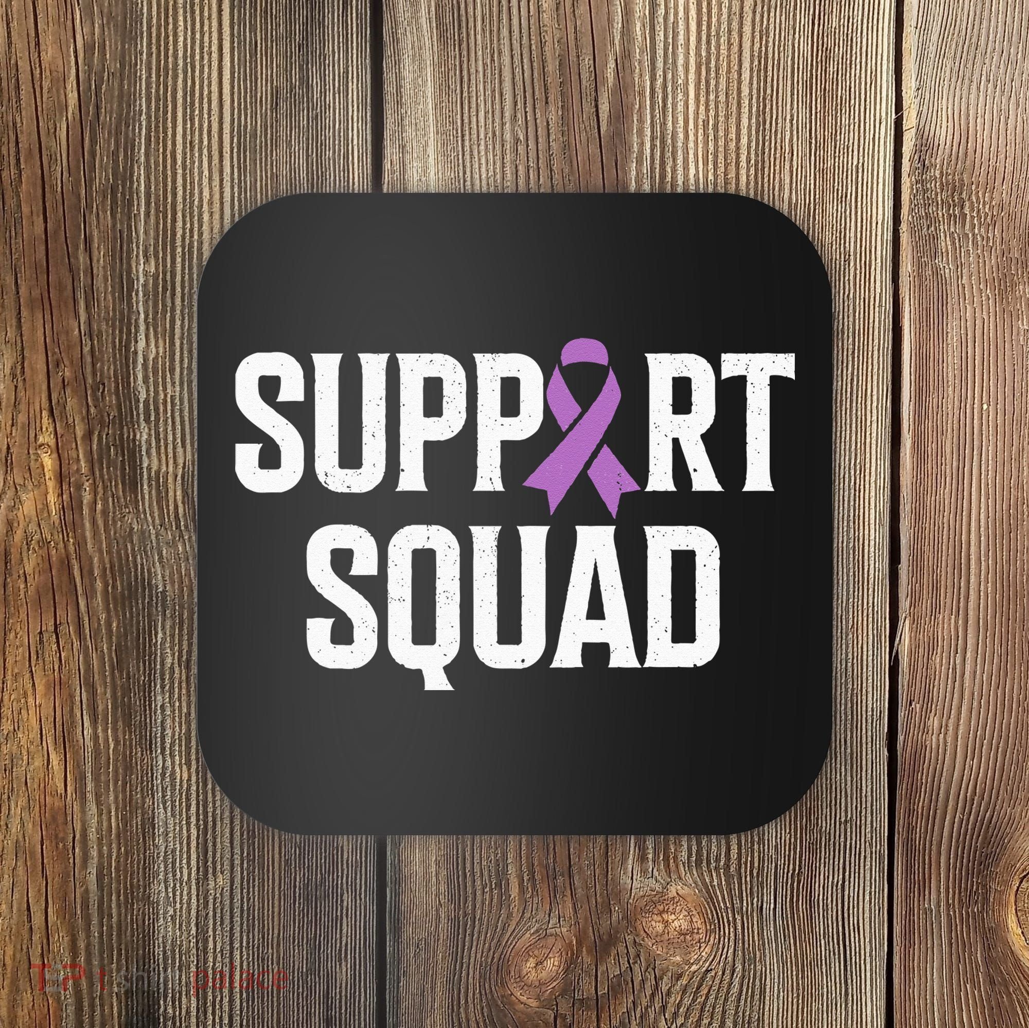 Testicular Cancer Support Squad Testicular Cancer Awareness Coaster