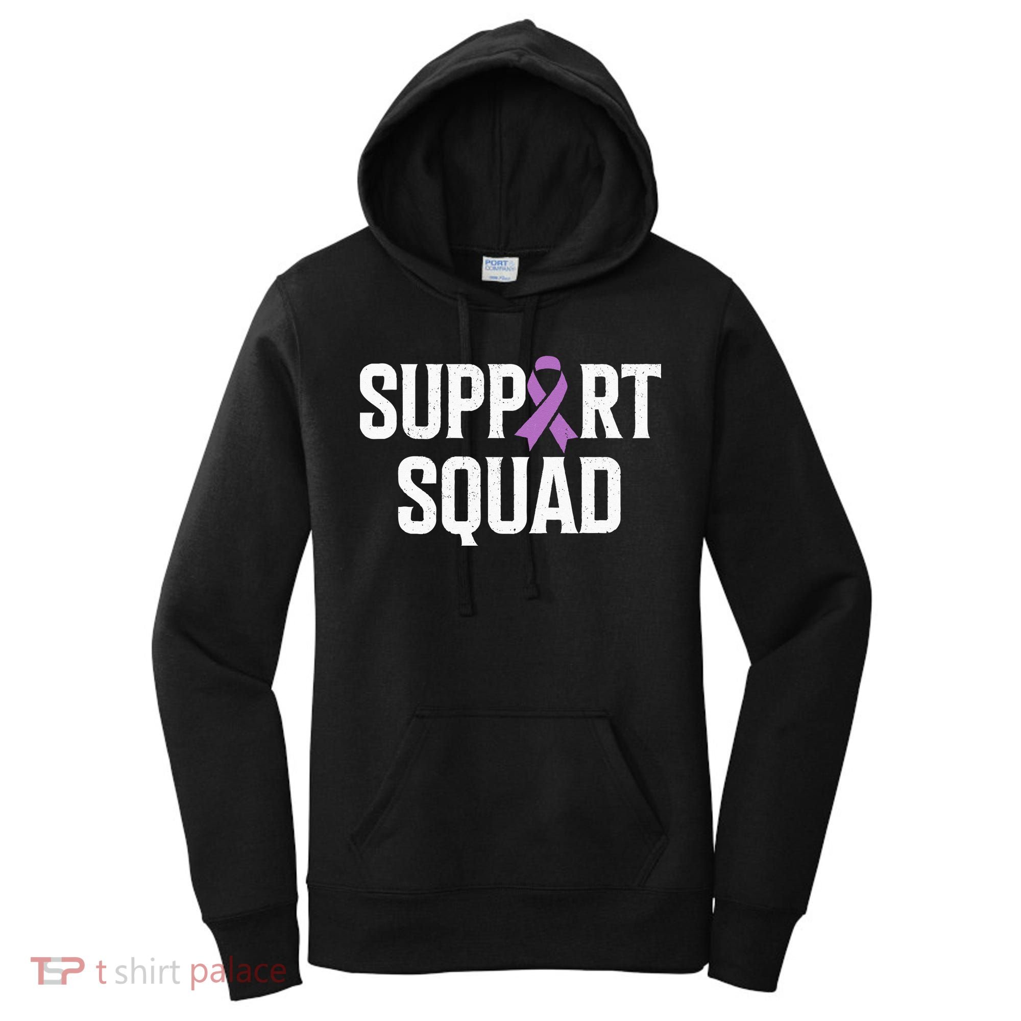 Testicular Cancer Support Squad Testicular Cancer Awareness Women's Hoodie