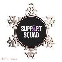 Testicular Cancer Support Squad Testicular Cancer Awareness Ornament thumb 0