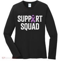 Testicular Cancer Support Squad Testicular Cancer Awareness Women's Long Sleeve Shirt thumb 0