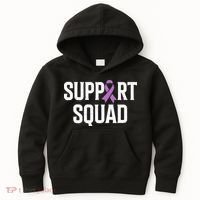Testicular Cancer Support Squad Testicular Cancer Awareness Kids Hoodie thumb 0