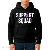 Testicular Cancer Support Squad Testicular Cancer Awareness Kids Hoodie thumb 4