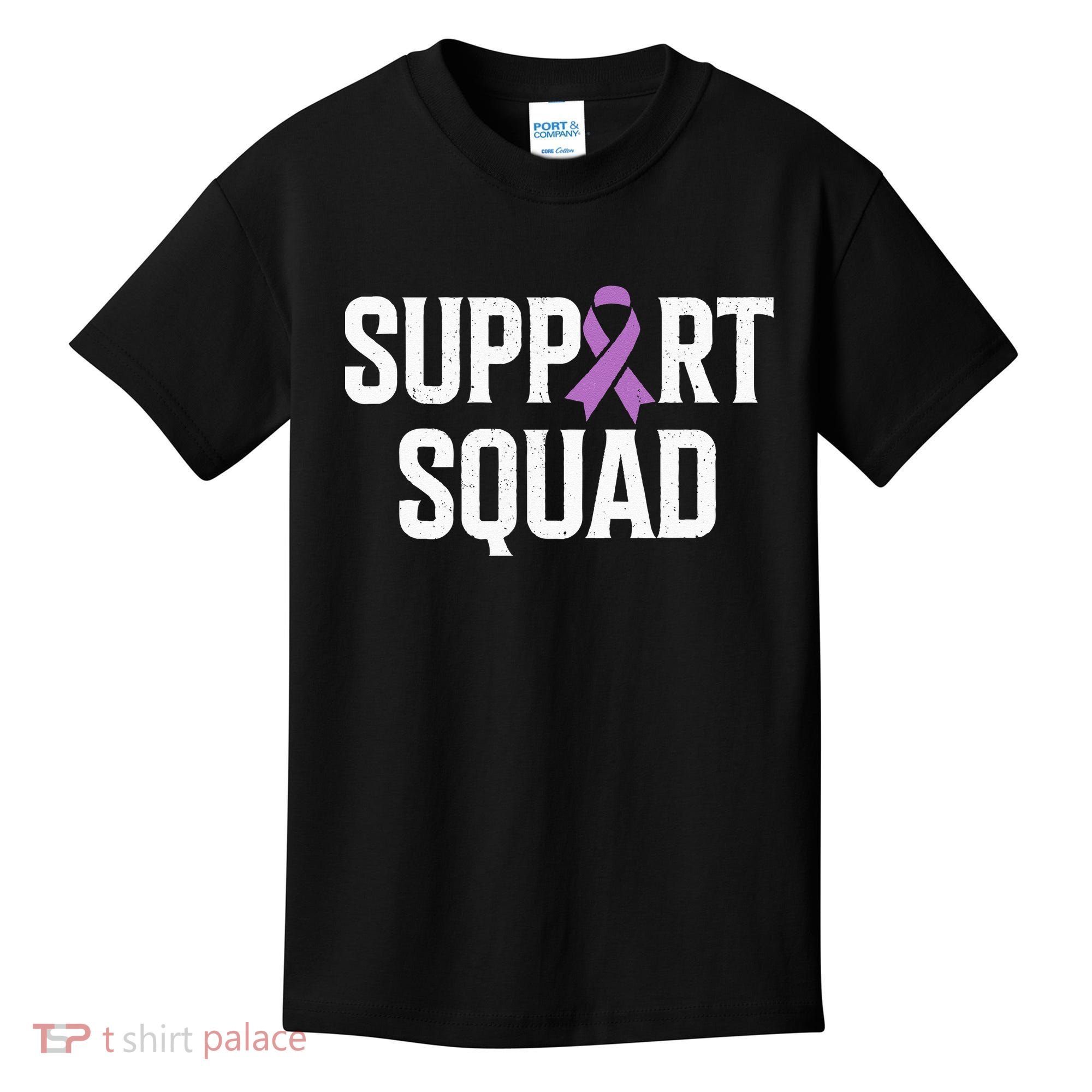 Testicular Cancer Support Squad Testicular Cancer Awareness Kids T-Shirt
