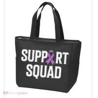 Testicular Cancer Support Squad Testicular Cancer Awareness Tote Bag thumb 3