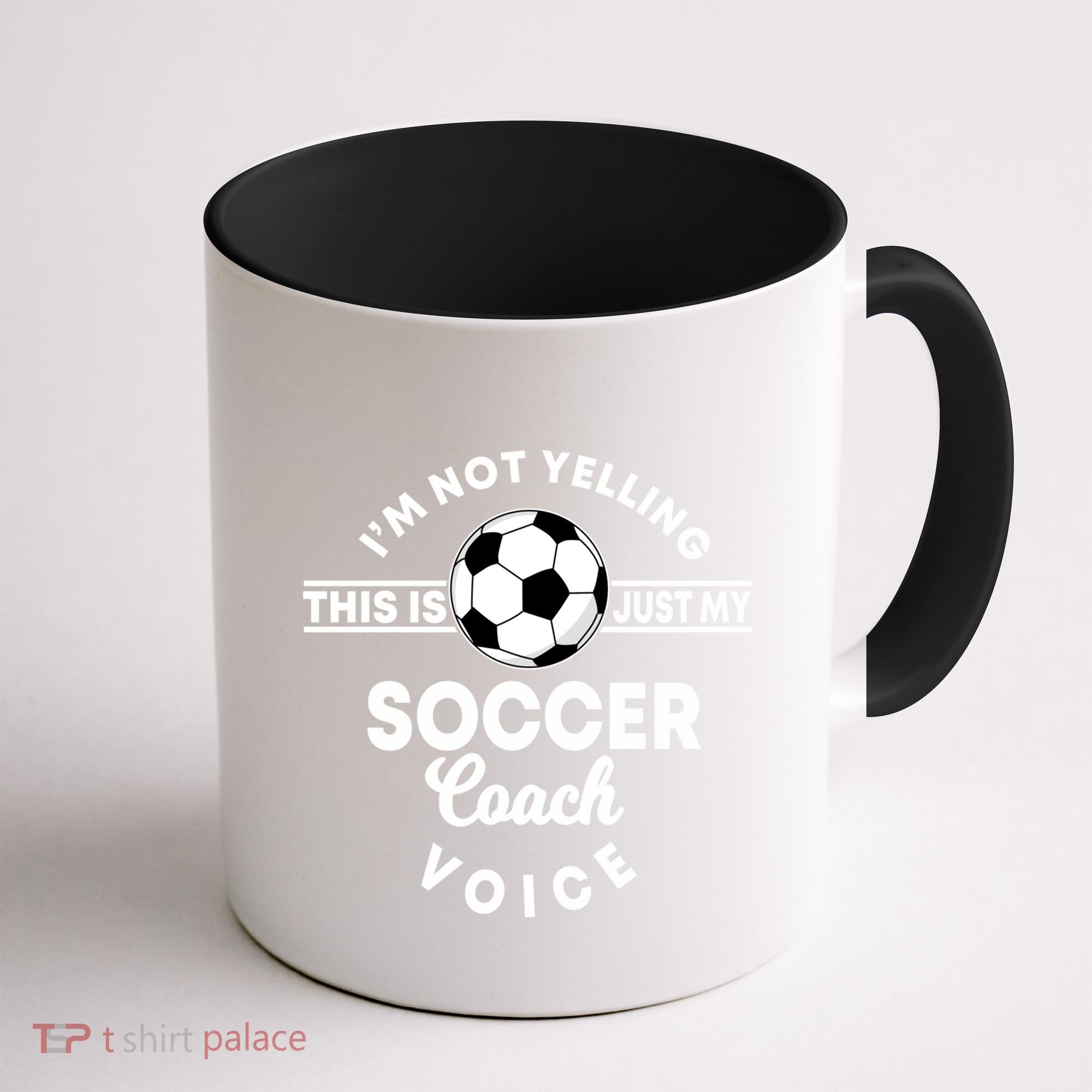 Trainer Coaching Soccer Coach Mom Dad Voice Cute Gift Coffee Mug