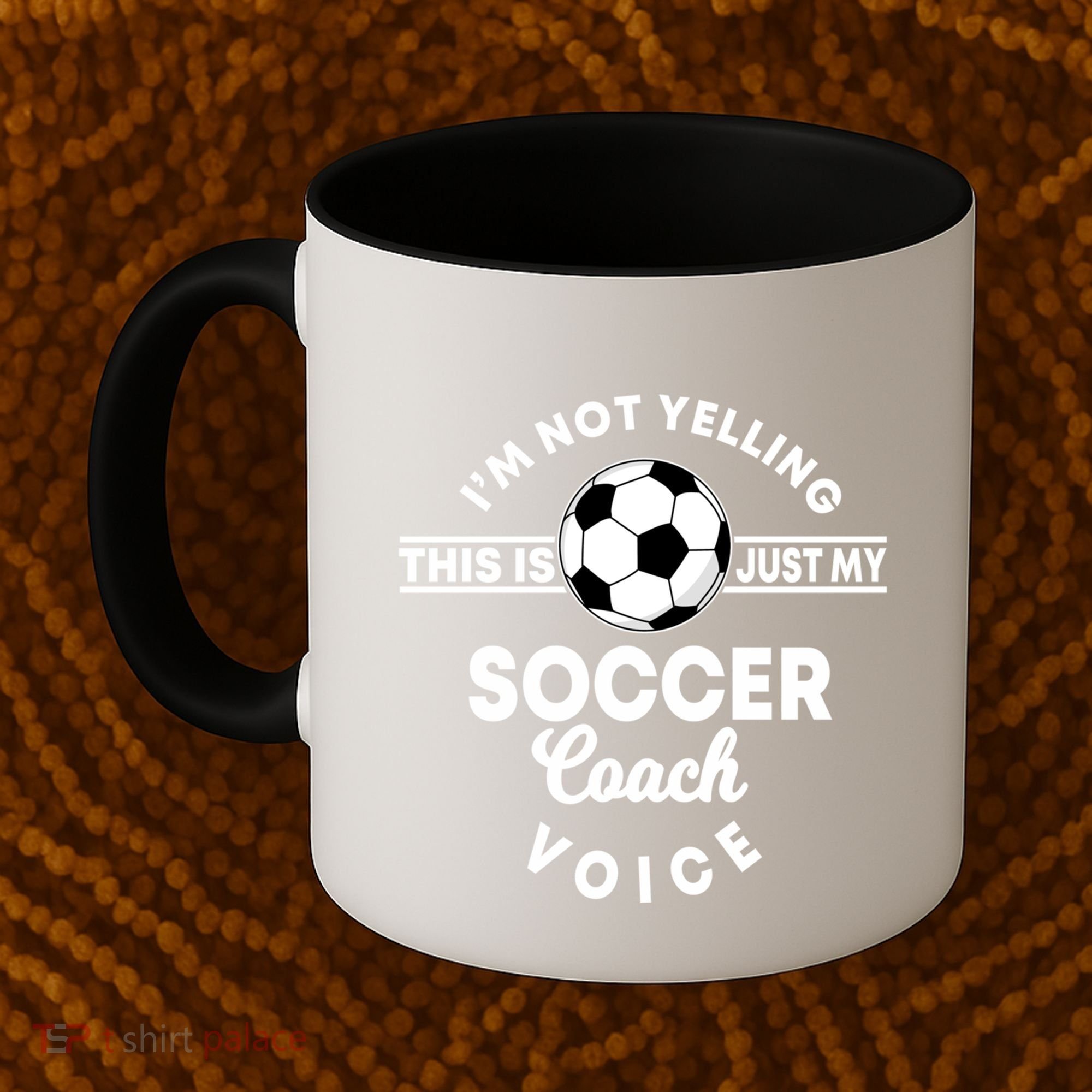 Trainer Coaching Soccer Coach Mom Dad Voice Cute Gift Coffee Mug