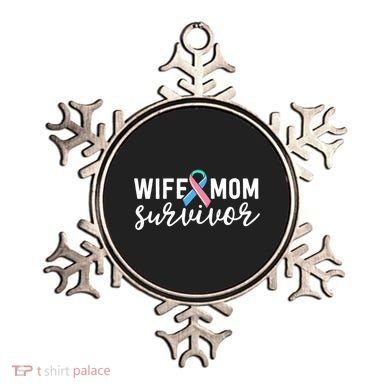 Thyroid Cancer Survivor Gift Awareness Wife Mom Survivor Cute Gift Ornament