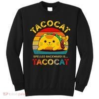 Taco Cat Spelled Backward Cute Taco Cat Lover Funny Mexican Sweatshirt thumb 0
