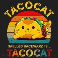 Taco Cat Spelled Backward Cute Taco Cat Lover Funny Mexican Beanie thumb 2