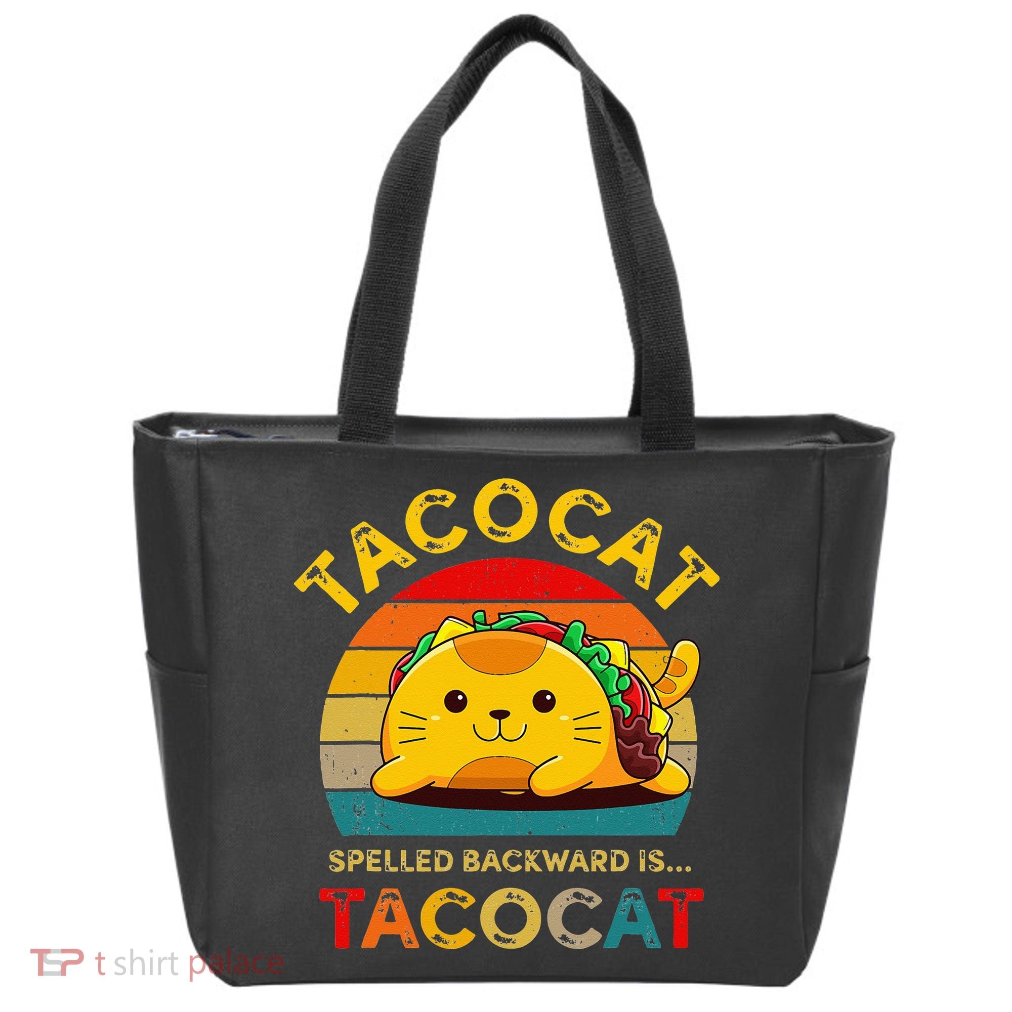Taco Cat Spelled Backward Cute Taco Cat Lover Funny Mexican Tote Bag