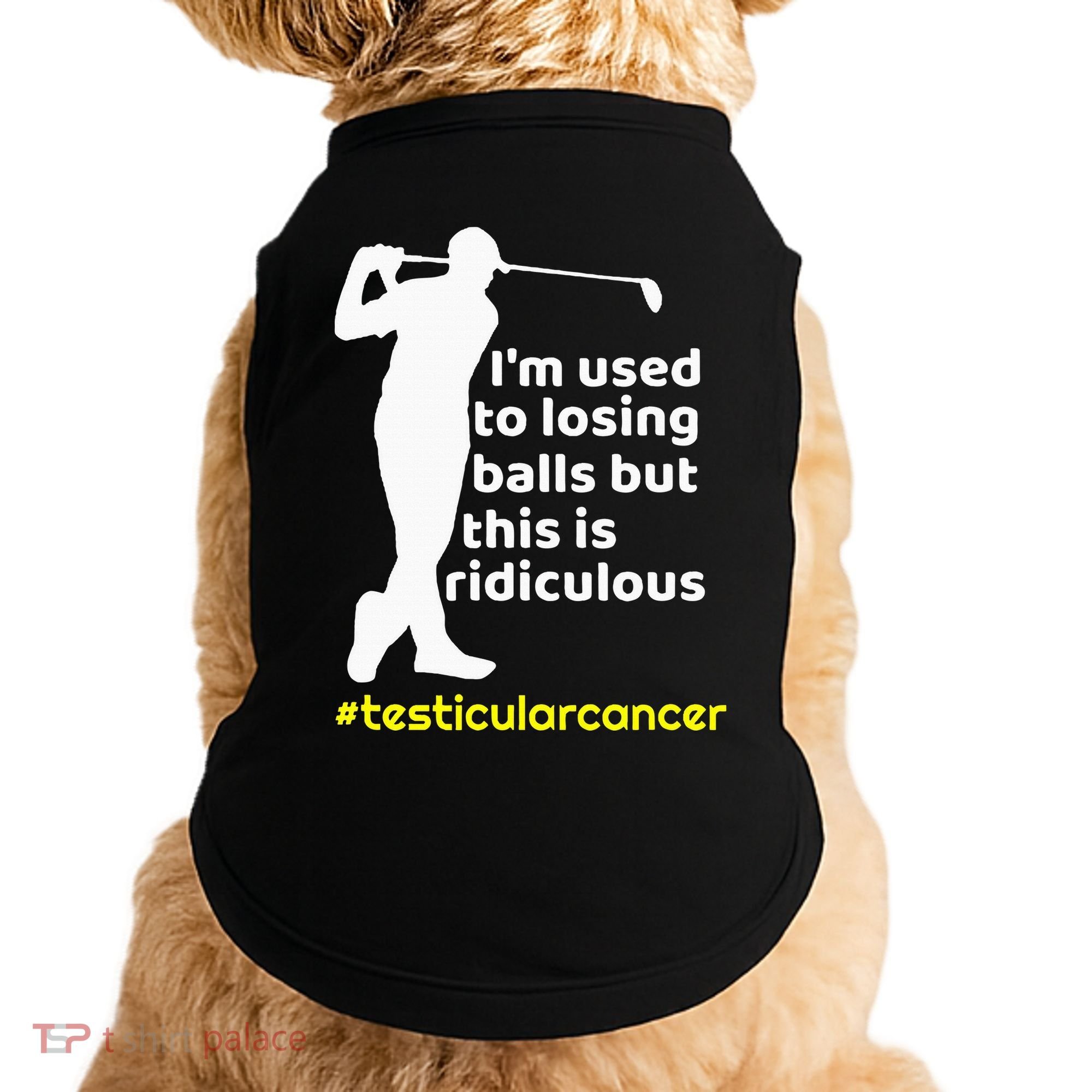Testicular Cancer Survivor Golf Player Orchidectomy Doggie Tank