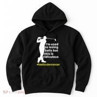 Testicular Cancer Survivor Golf Player Orchidectomy Hoodie thumb 0