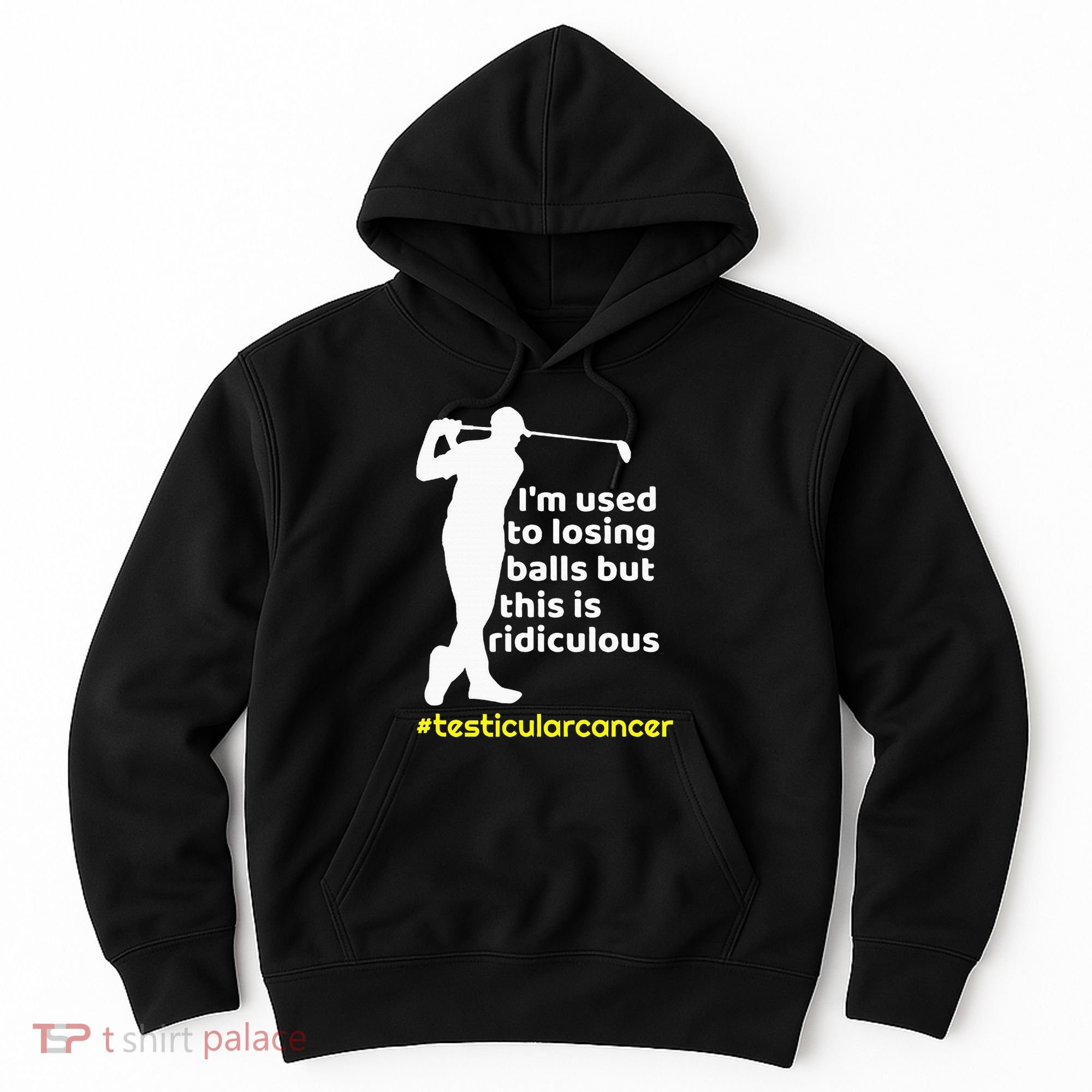 Testicular Cancer Survivor Golf Player Orchidectomy Hoodie