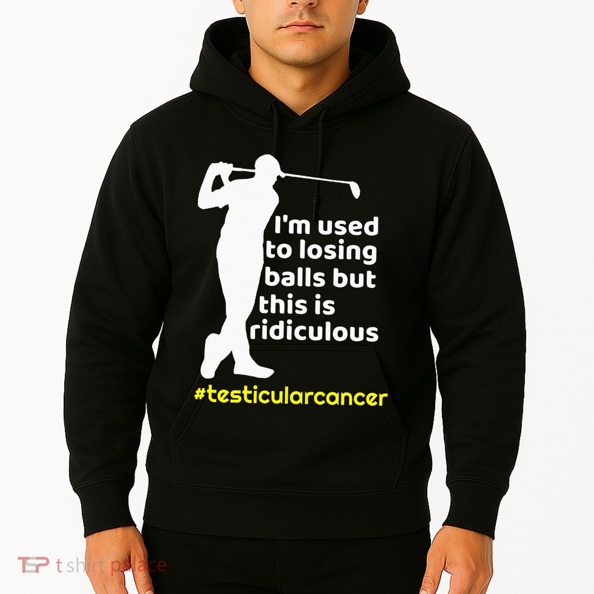 Testicular Cancer Survivor Golf Player Orchidectomy Hoodie