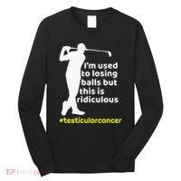 Testicular Cancer Survivor Golf Player Orchidectomy Long Sleeve Shirt thumb 0