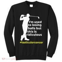 Testicular Cancer Survivor Golf Player Orchidectomy Sweatshirt thumb 0