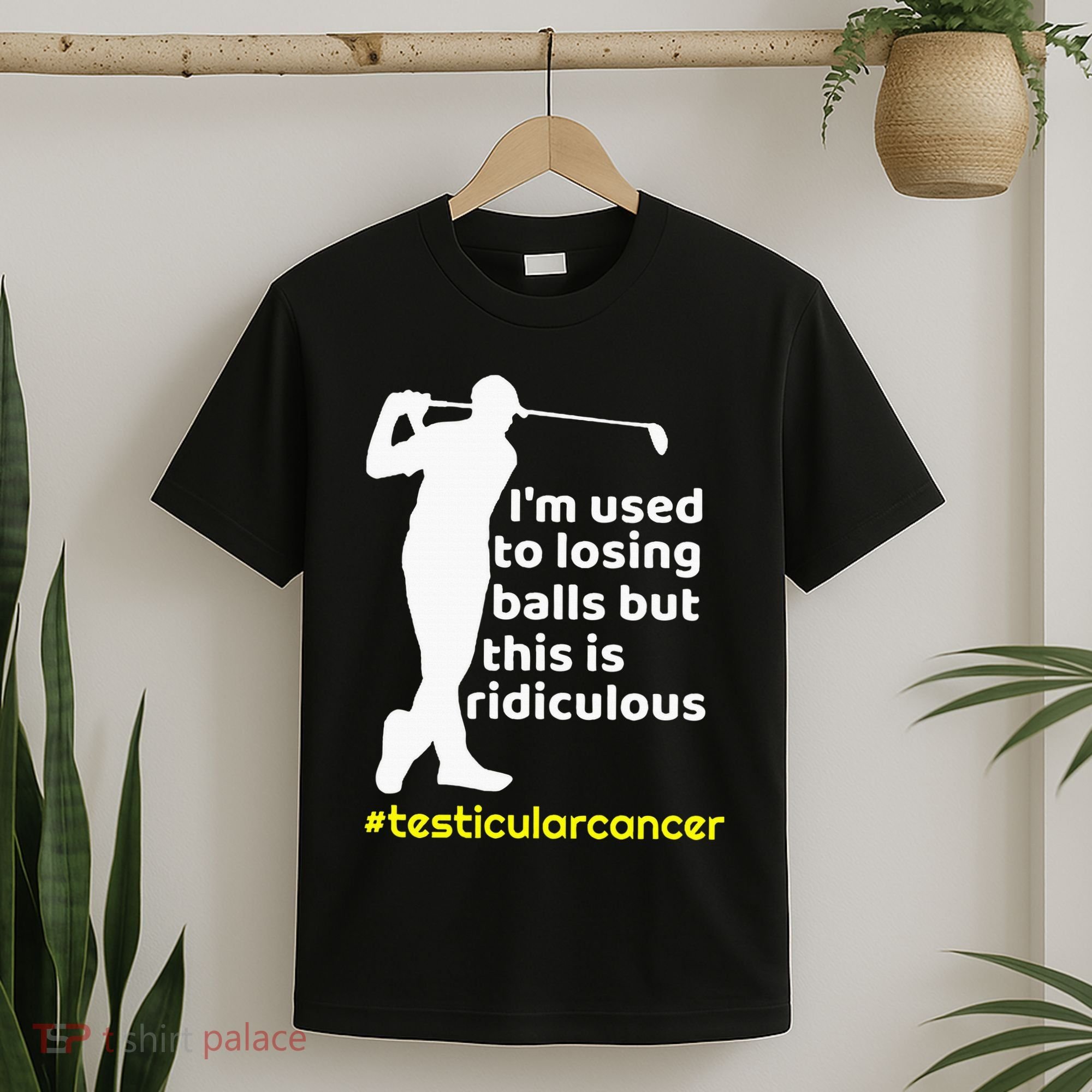 Testicular Cancer Survivor Golf Player Orchidectomy T-Shirt