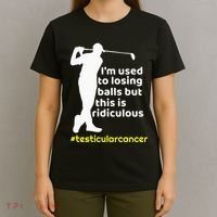 Testicular Cancer Survivor Golf Player Orchidectomy T-Shirt thumb 4