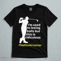 Testicular Cancer Survivor Golf Player Orchidectomy T-Shirt thumb 5
