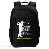 Testicular Cancer Survivor Golf Player Orchidectomy Backpack thumb 0