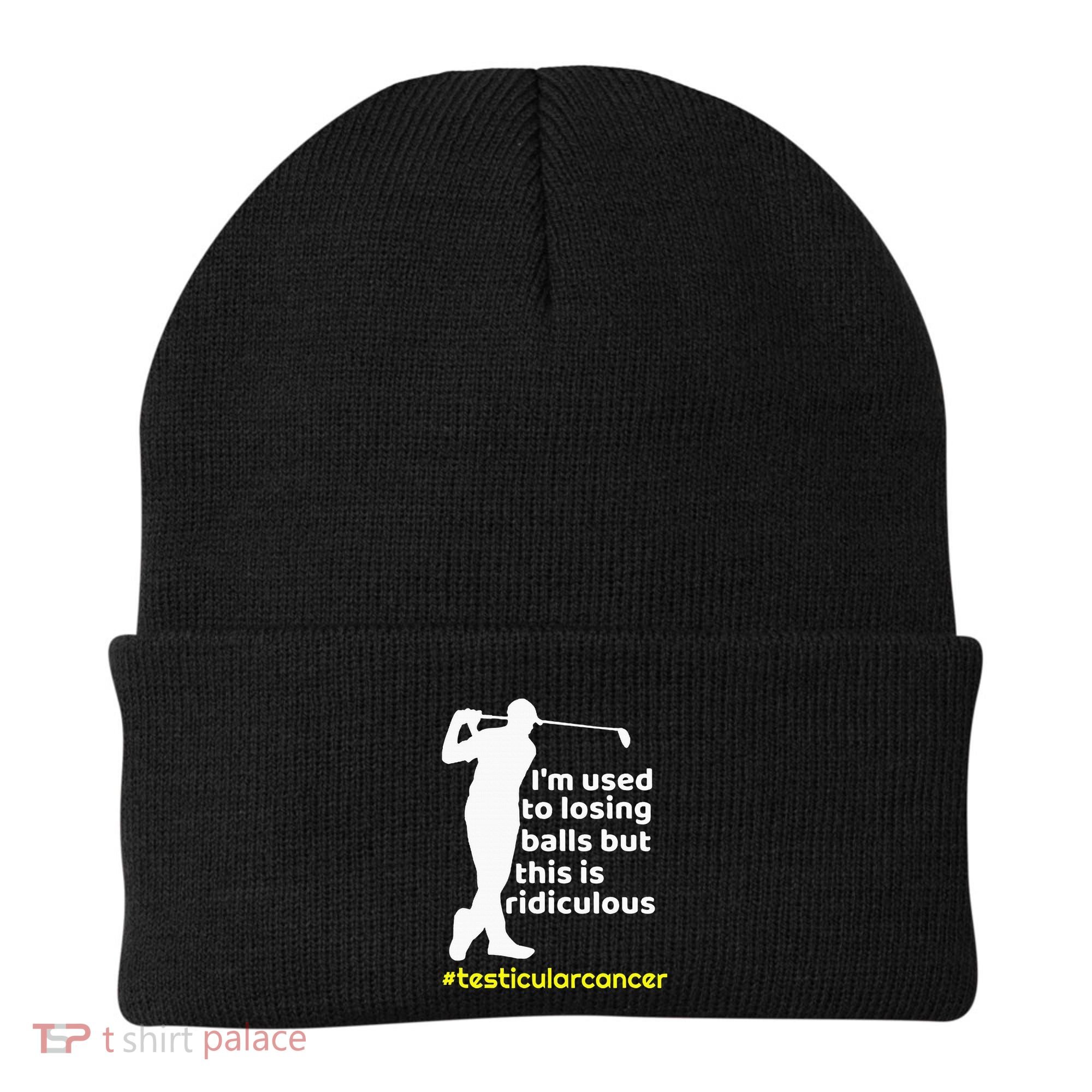 Testicular Cancer Survivor Golf Player Orchidectomy Beanie