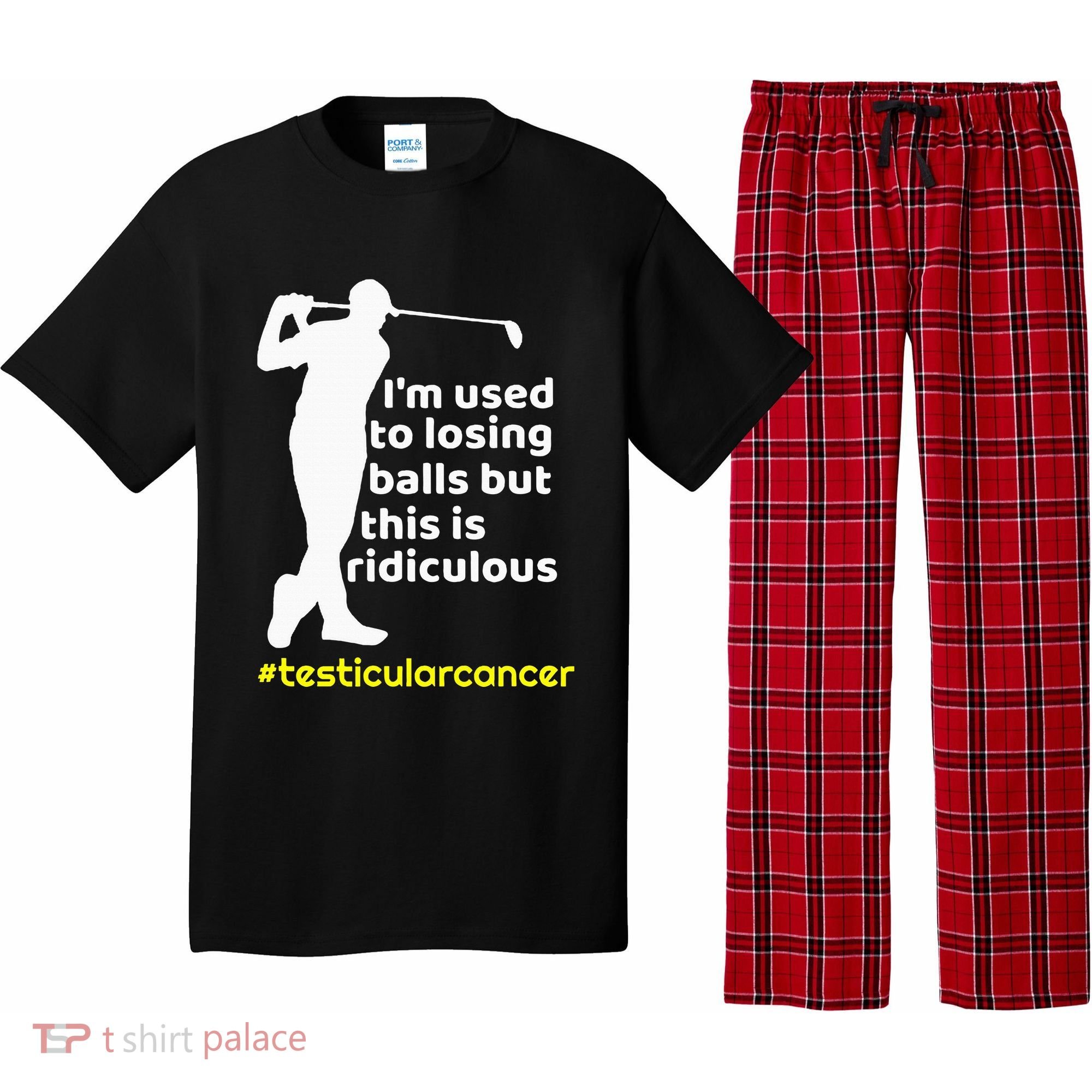 Testicular Cancer Survivor Golf Player Orchidectomy Pajama Set