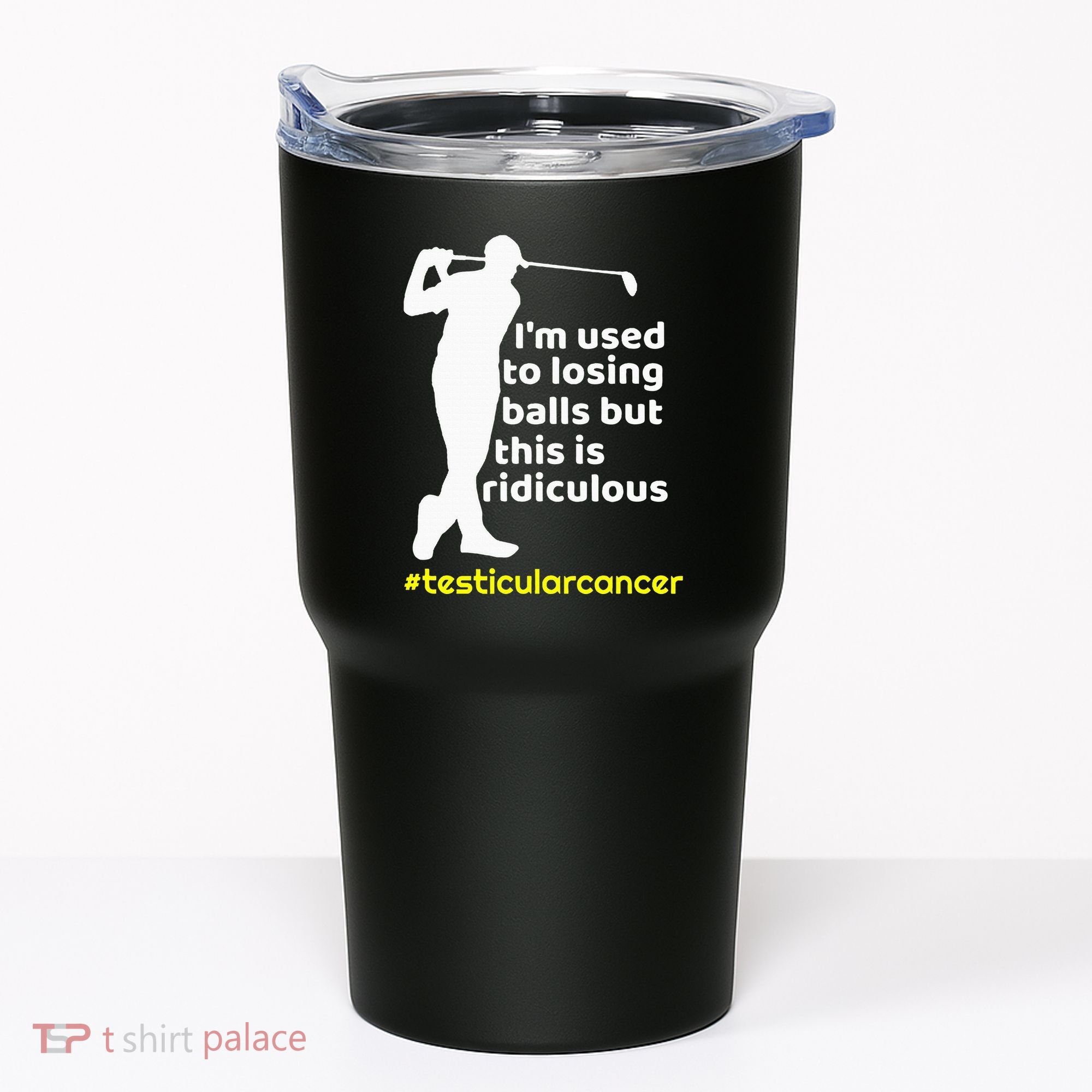 Testicular Cancer Survivor Golf Player Orchidectomy Tumbler