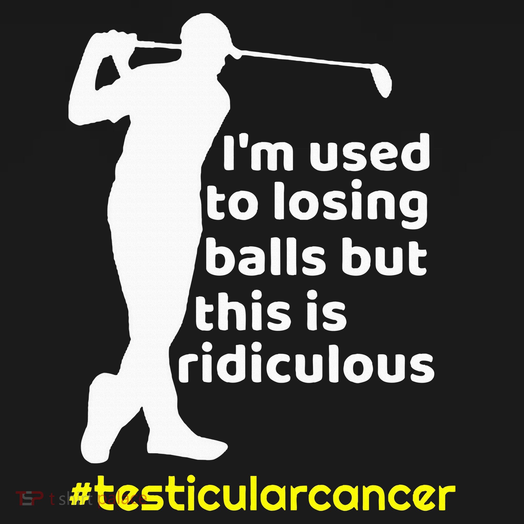 Testicular Cancer Survivor Golf Player Orchidectomy Mousepad