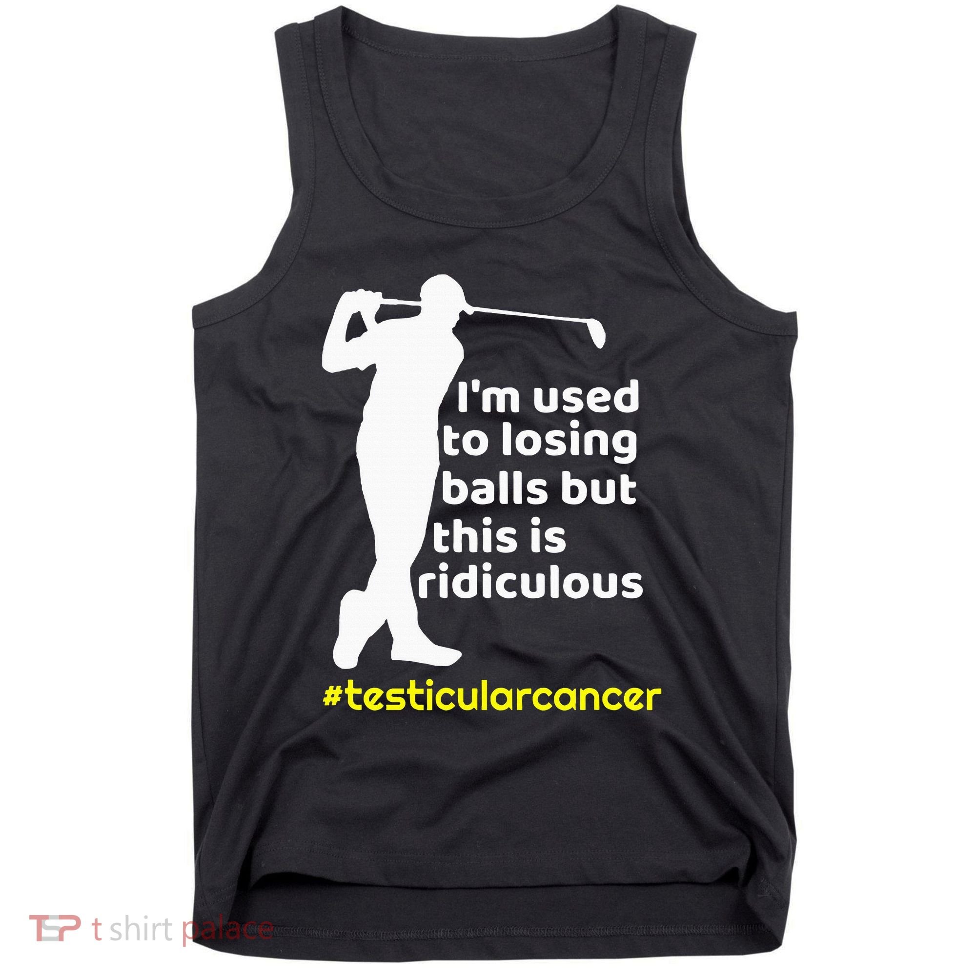 Testicular Cancer Survivor Golf Player Orchidectomy Tank Top