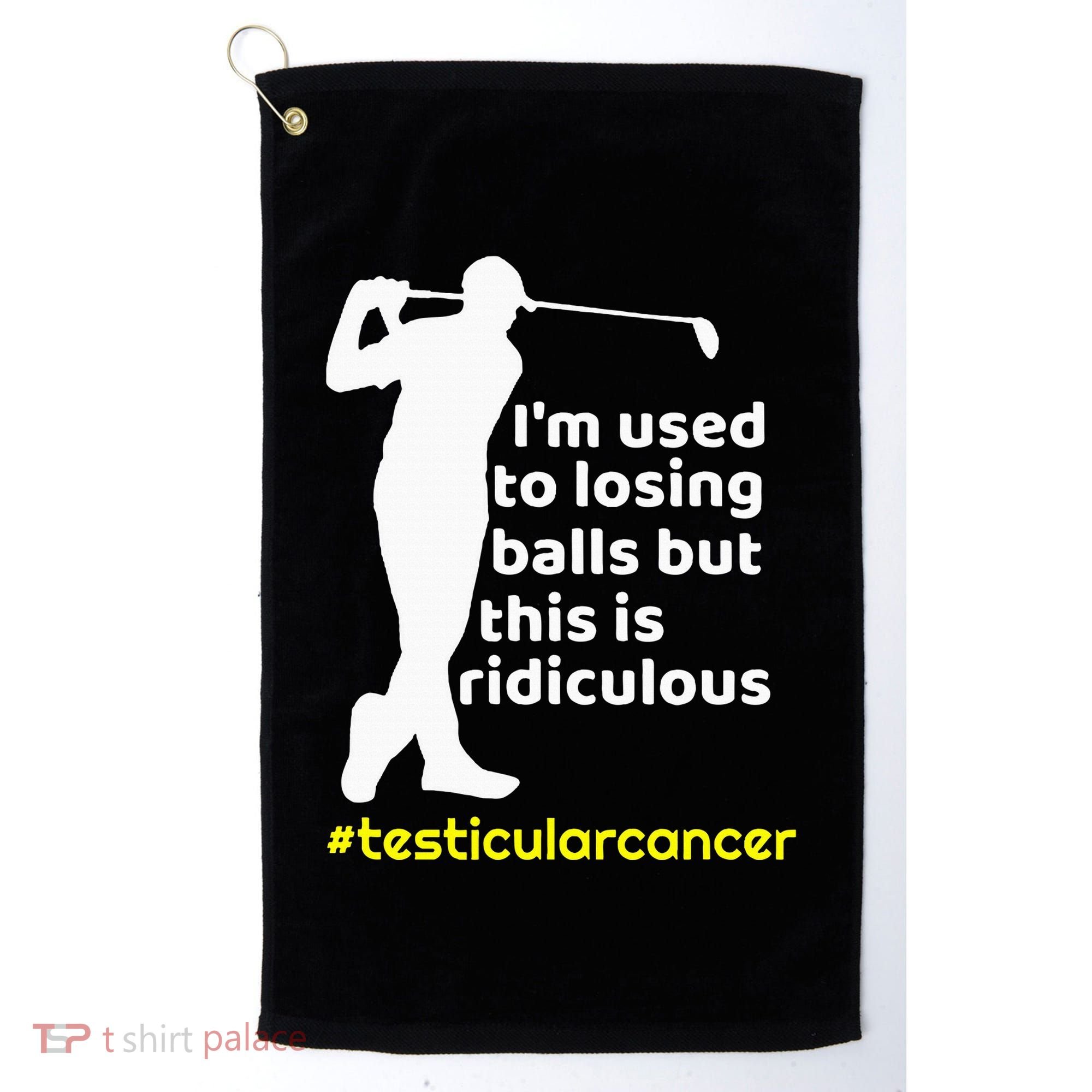 Testicular Cancer Survivor Golf Player Orchidectomy Golf Towel