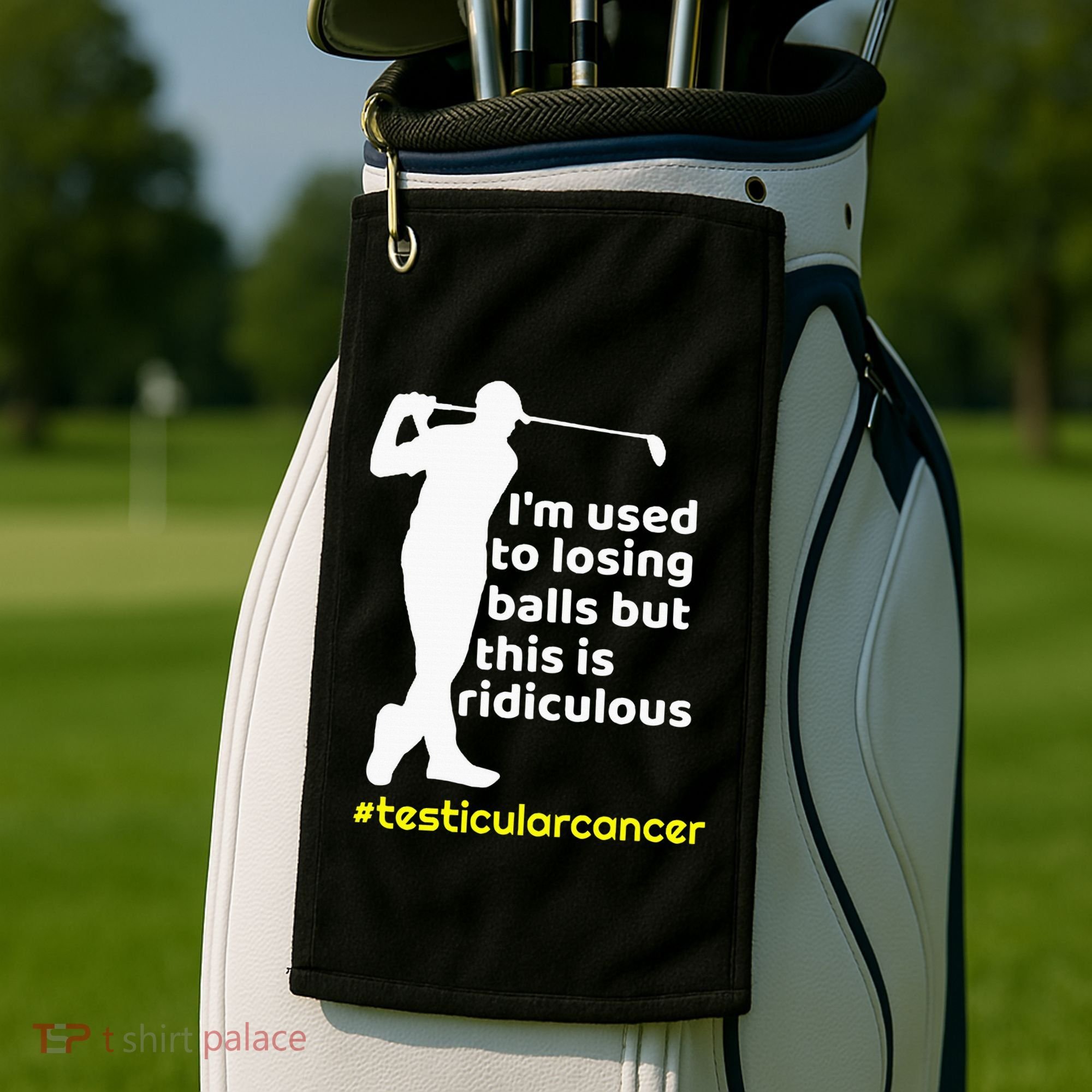 Testicular Cancer Survivor Golf Player Orchidectomy Golf Towel