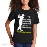Testicular Cancer Survivor Golf Player Orchidectomy Kids T-Shirt thumb 2