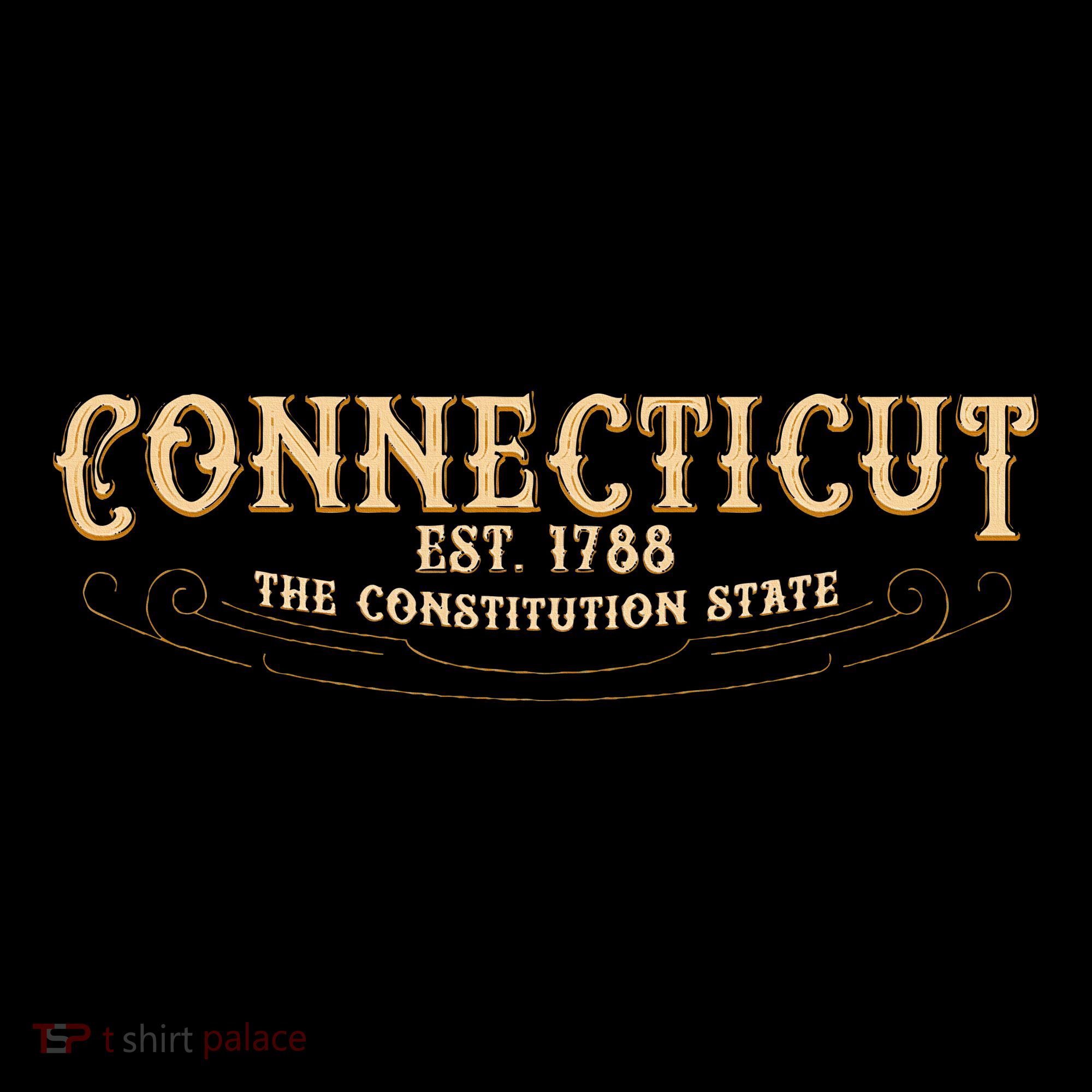 The Constitution State Connecticut Baby Bodysuit