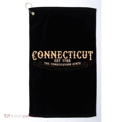 The Constitution State Connecticut Golf Towel