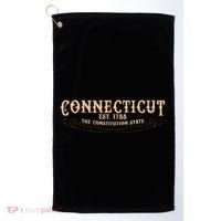 The Constitution State Connecticut Golf Towel thumb 0