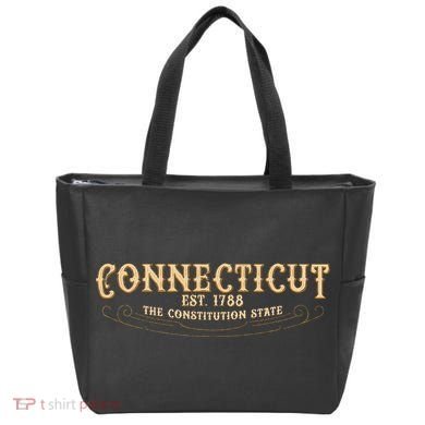 The Constitution State Connecticut Tote Bag