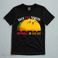 Taco Cat Spelled Backwards Is Taco Cat Funny Mexican Tacos T-Shirt thumb 5