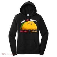 Taco Cat Spelled Backwards Is Taco Cat Funny Mexican Tacos Women's Hoodie thumb 0