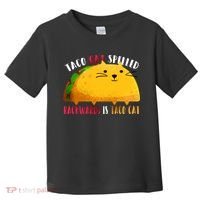Taco Cat Spelled Backwards Is Taco Cat Funny Mexican Tacos Toddler T-Shirt thumb 0