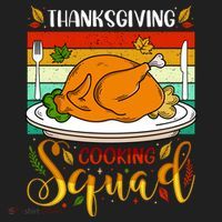 Thanksgiving Cooking Squad Fun Turkey Dinner Cooking Team Women's Sweatshirt thumb 2