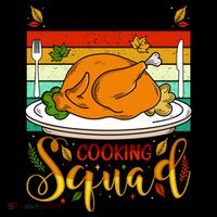 Thanksgiving Cooking Squad Fun Turkey Dinner Cooking Team Coffee Mug thumb 5