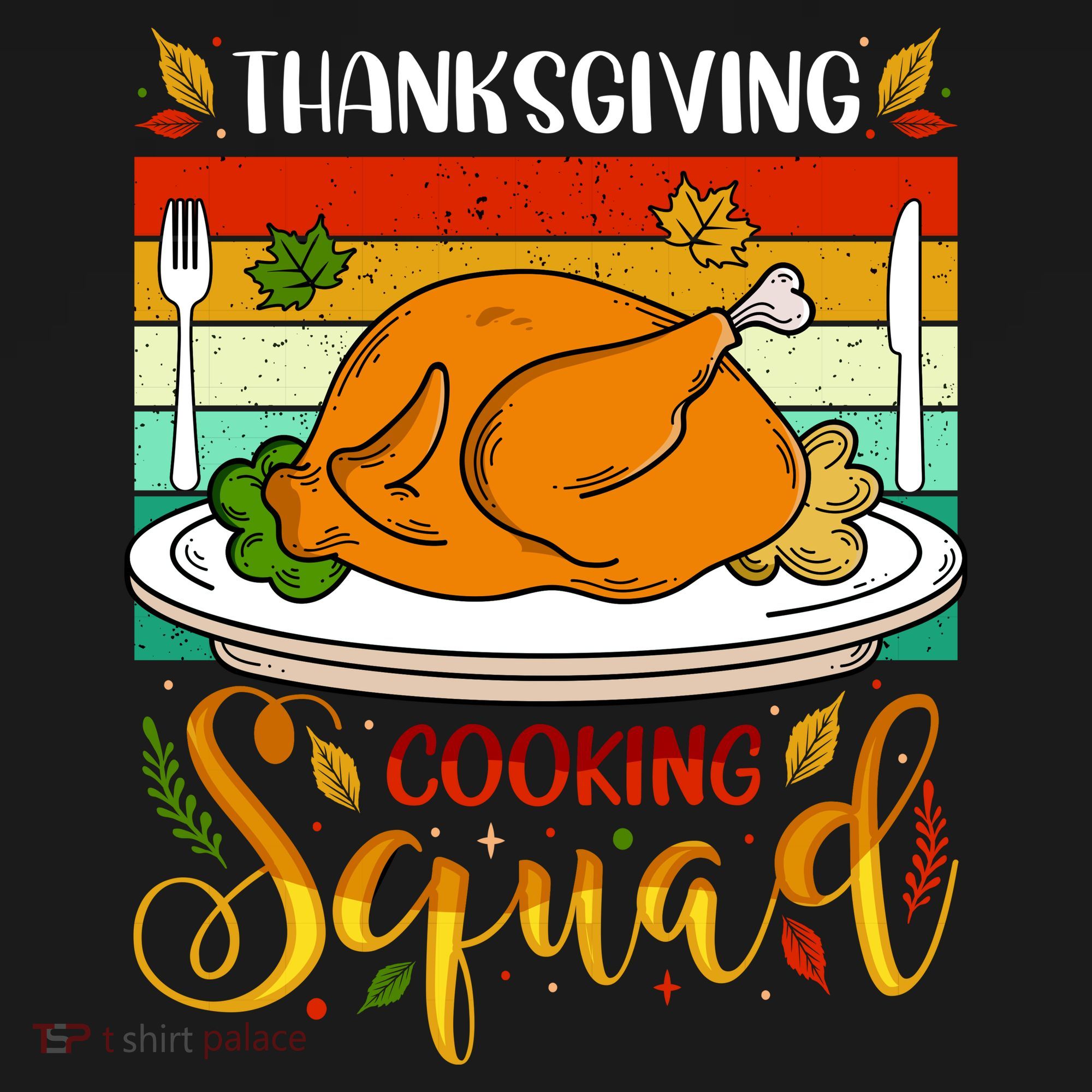Thanksgiving Cooking Squad Fun Turkey Dinner Cooking Team Pajama Set