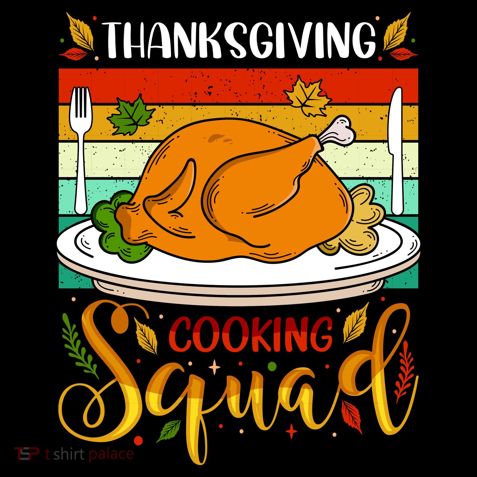 Thanksgiving Cooking Squad Fun Turkey Dinner Cooking Team Women's Hoodie