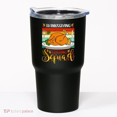 Thanksgiving Cooking Squad Fun Turkey Dinner Cooking Team Tumbler