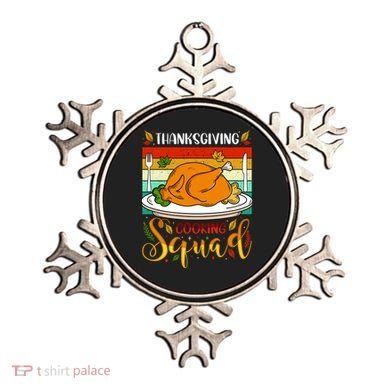 Thanksgiving Cooking Squad Fun Turkey Dinner Cooking Team Ornament