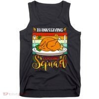 Thanksgiving Cooking Squad Fun Turkey Dinner Cooking Team Tank Top thumb 0