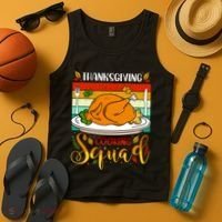 Thanksgiving Cooking Squad Fun Turkey Dinner Cooking Team Tank Top thumb 4