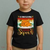 Thanksgiving Cooking Squad Fun Turkey Dinner Cooking Team Toddler T-Shirt thumb 2