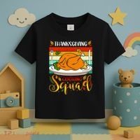 Thanksgiving Cooking Squad Fun Turkey Dinner Cooking Team Toddler T-Shirt thumb 3